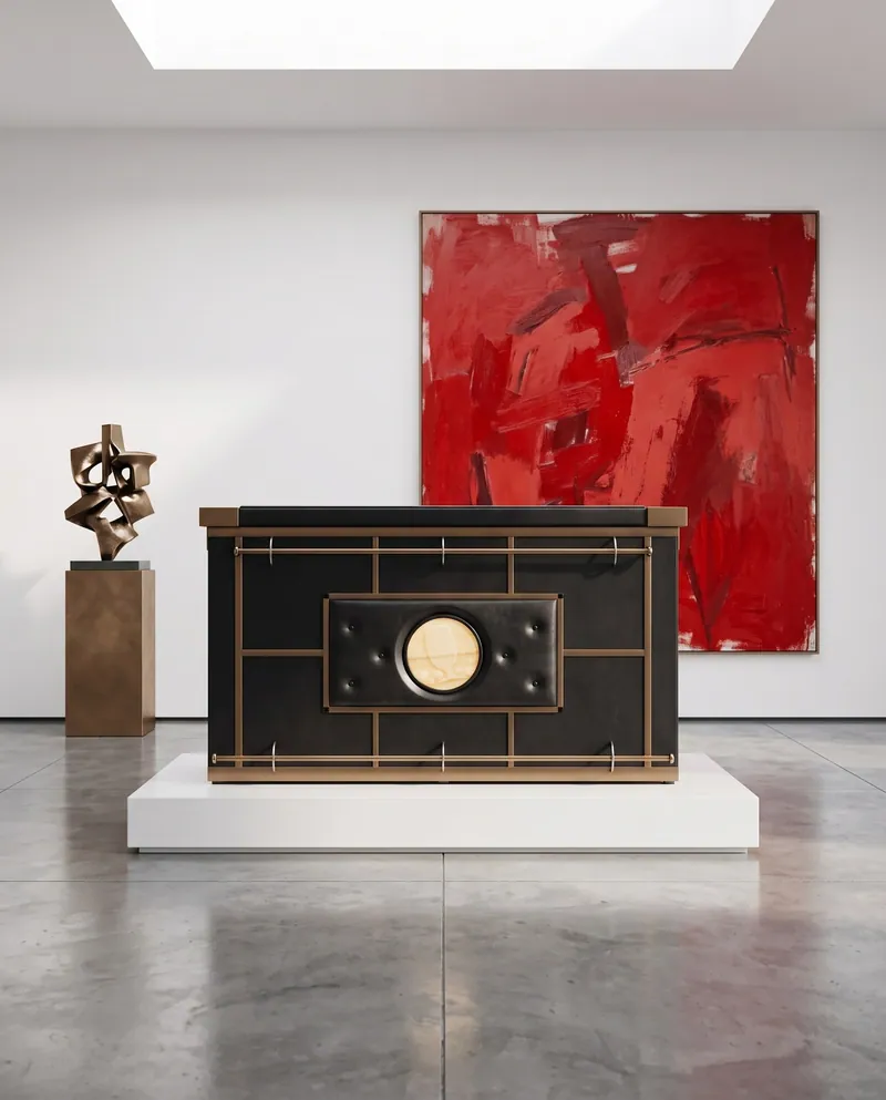 The cabinet in a gallery